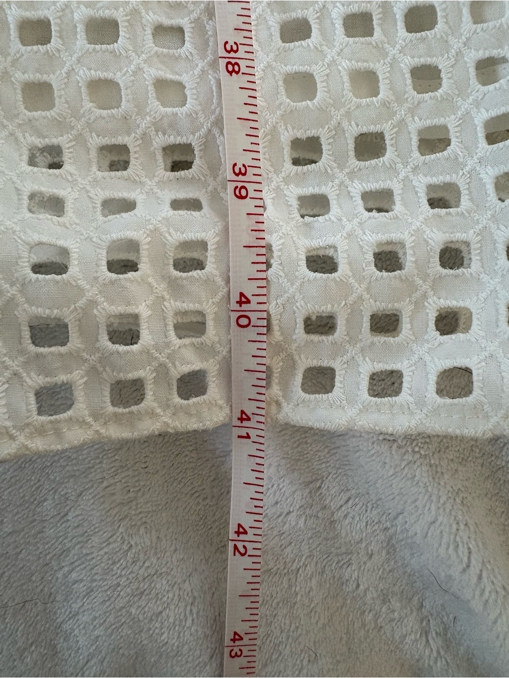 Brooks Brothers Cream/White Eyelet Sundress with Buttons - Picture 5 of 5
